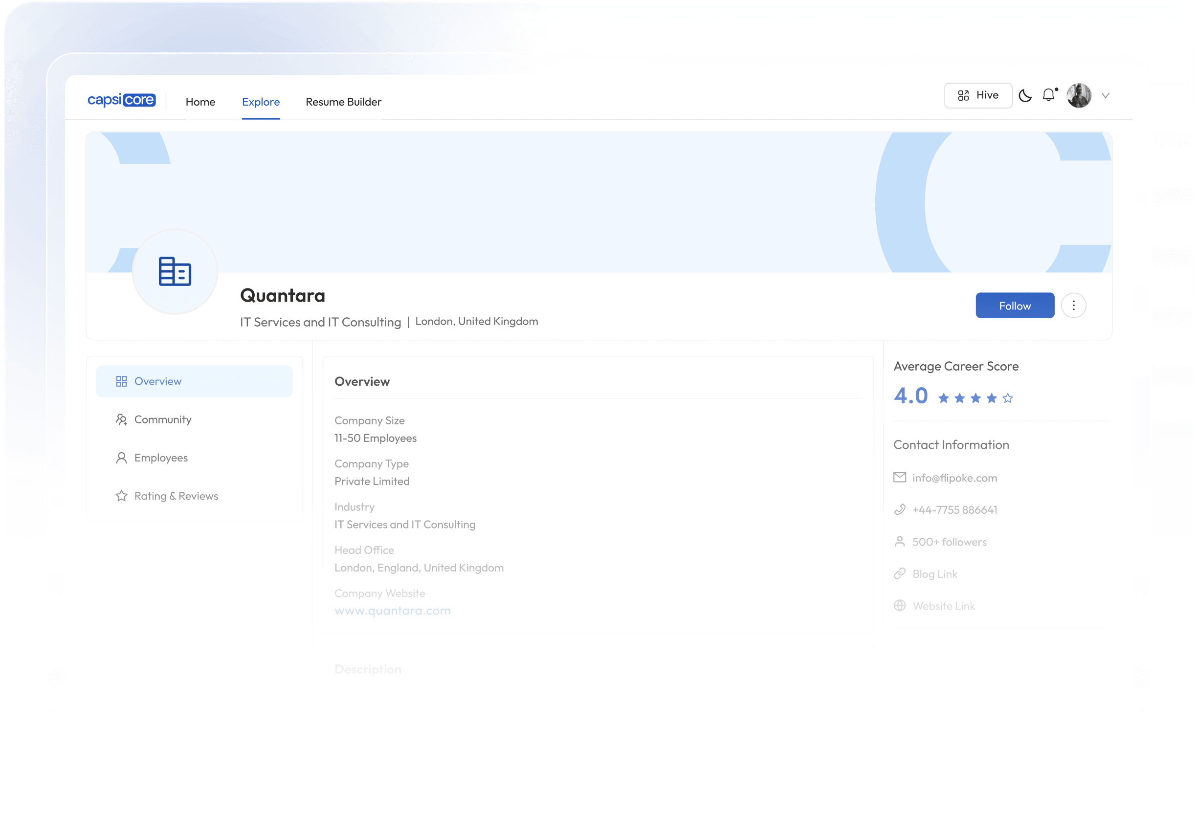 Company Branding & Reach base